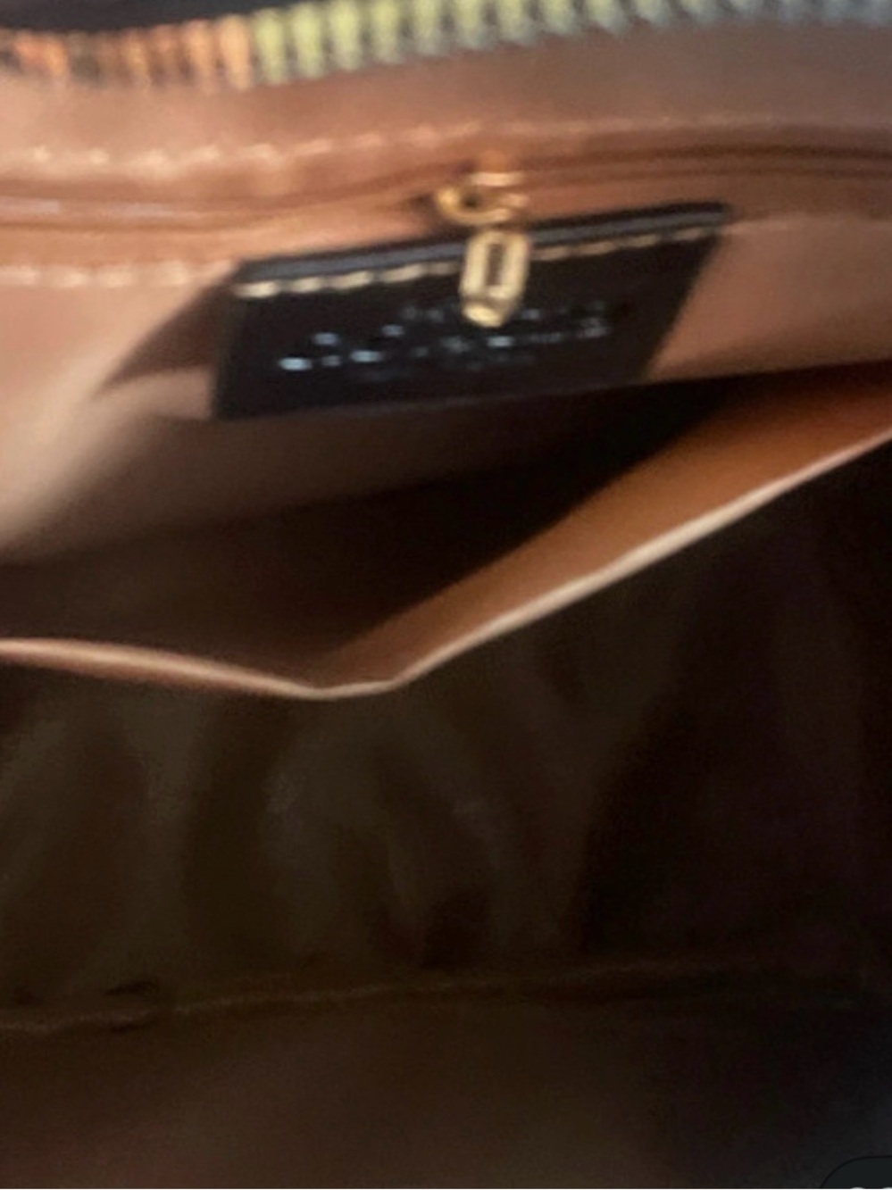 Coach Brown Signature Mini Backpack with Black Trim and Gold Hardware - Picture 6 of 9